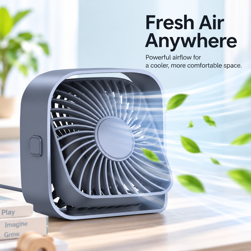 BreeZee | USB Tent Fan for Comfort & Circulation