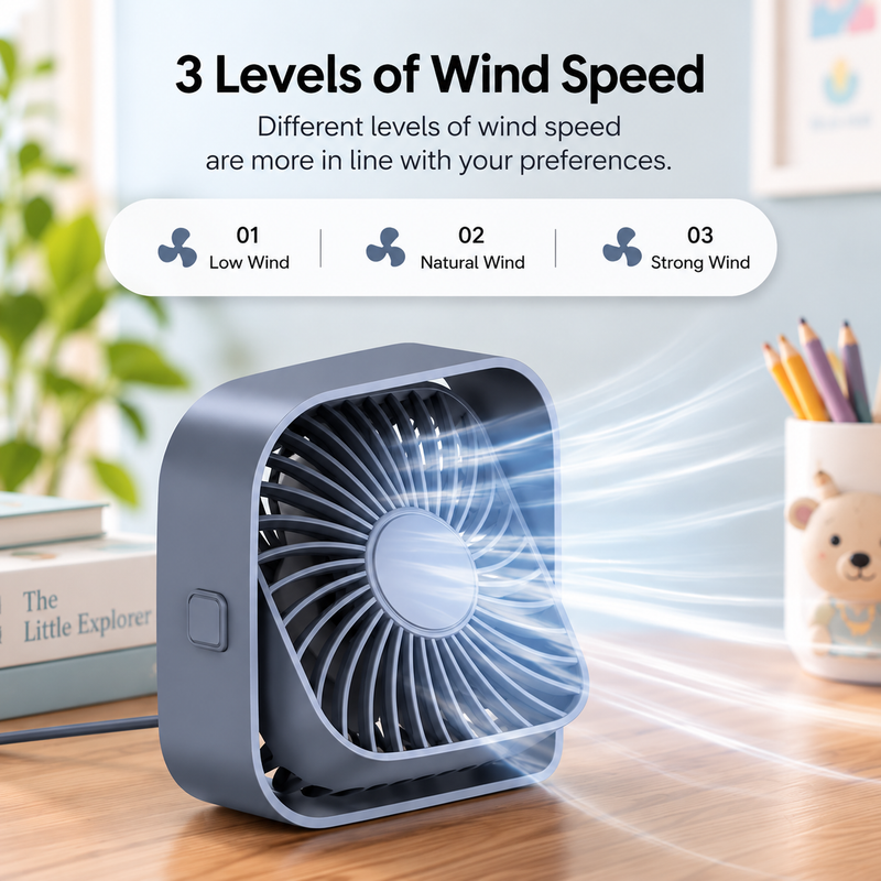 BreeZee | USB Tent Fan for Comfort & Circulation